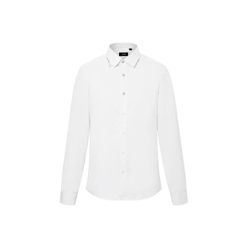 RARE Long Sleeved Shirts Men's White-0