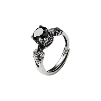 CHIC ZONE Natural Agate Rings Unisex