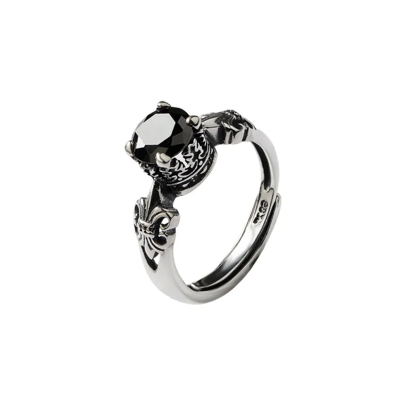 CHIC ZONE Natural Agate Rings Unisex-0