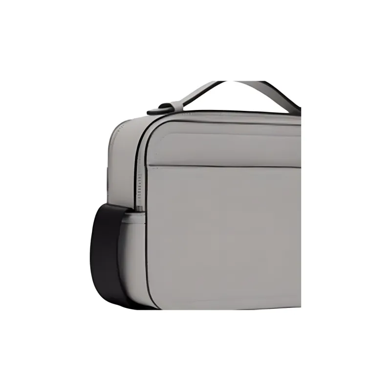 MICHAEL KORS MK Cooper Artificial Leather Camera Bag Handbag Shoulder Bag Crossbody Bag Men's Pearl Gray-4