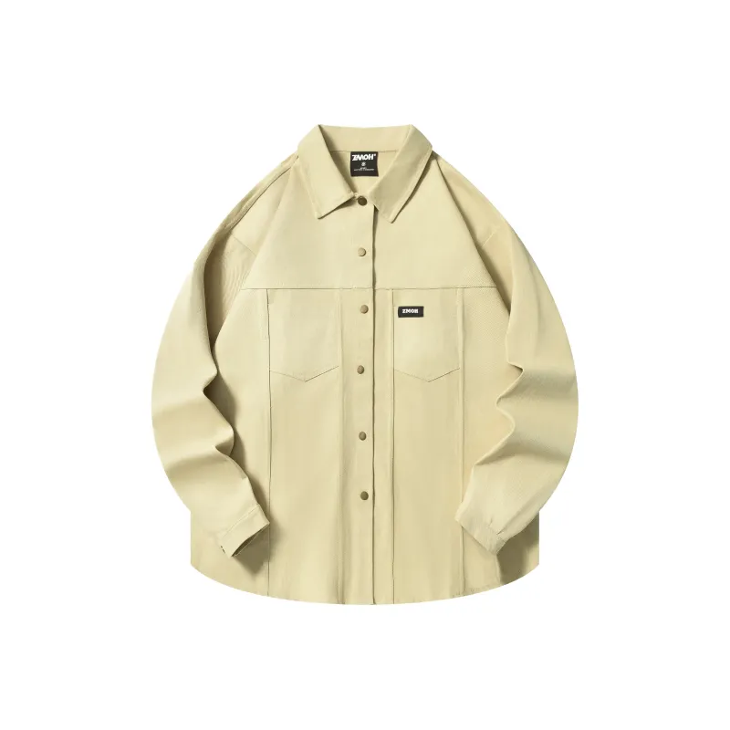 ZMOH Plain Net Series Shirts Unisex-4