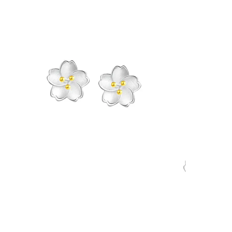 QUIET LOVE S925 Silver Stud Earrings Women's-0