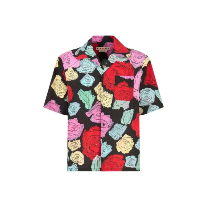 MARNI Shirts Men Black-0