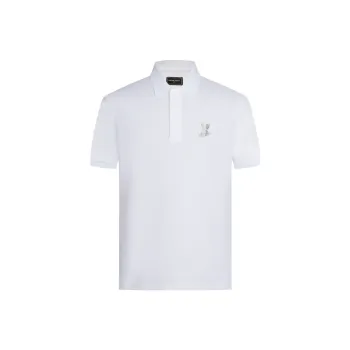MANGANO Bear Series Polo Shirt Men's White