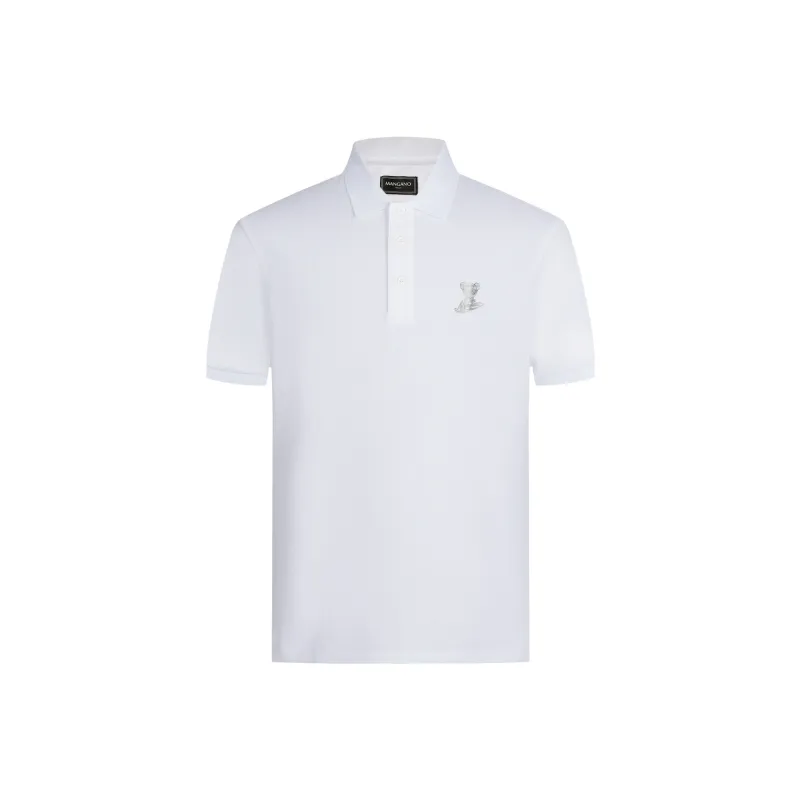 MANGANO Bear Series Polo Shirt Men's White-0