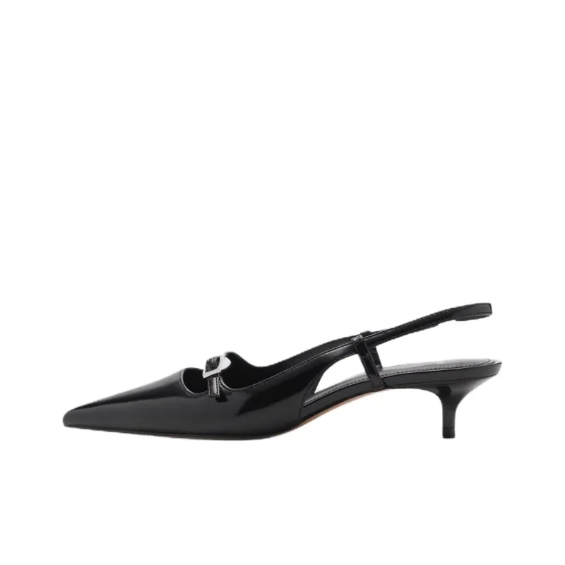 MANGO Slim Heel High Heels 5cm Women's-0