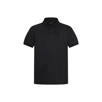 RARE Polo Shirt Short Sleeved T Shirts Men's Black