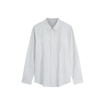 CALVIN KLEIN Shirt Men's Pinstripe