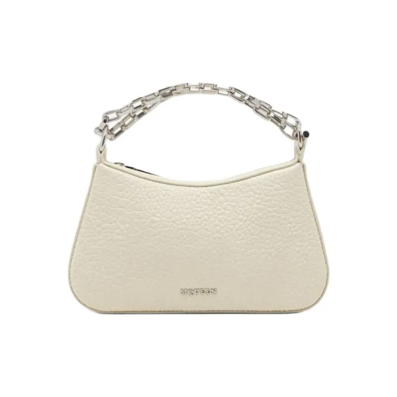 Alexander McQueen T Bar Lambskin Handbag Mini Women's Cream-0