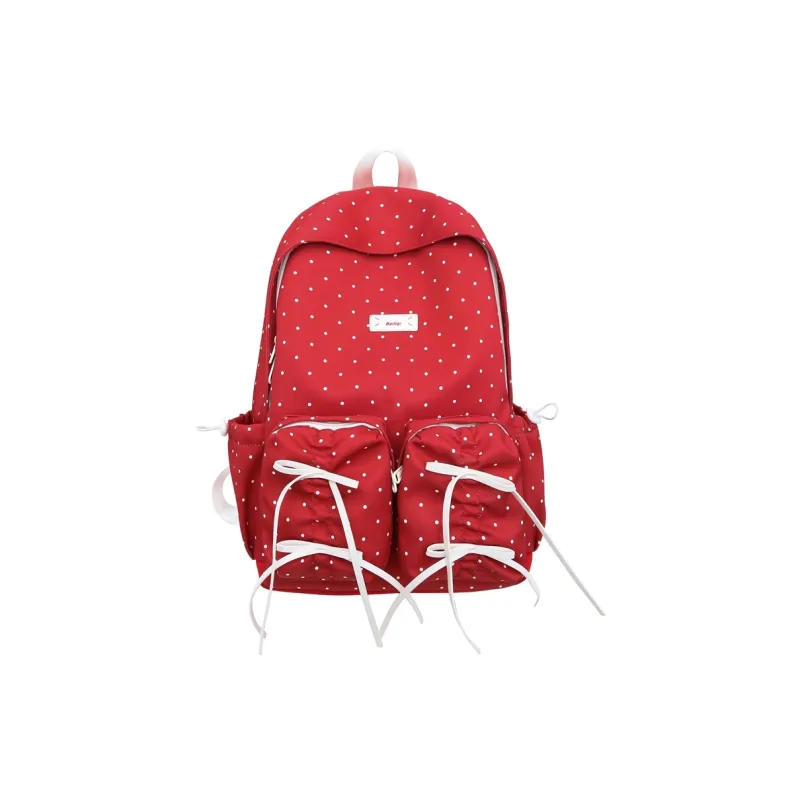 Alcohol Dragon Nylon Backpack Women's Multicolor-11
