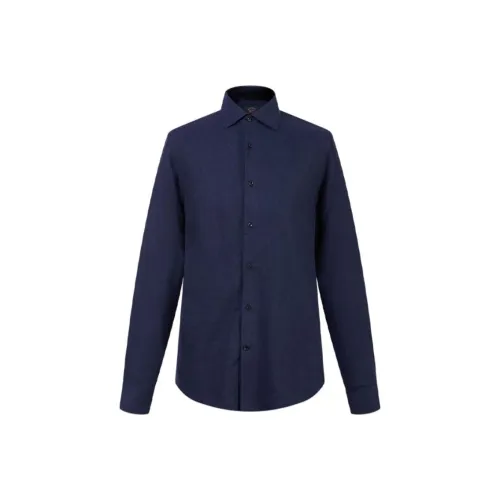 Paul & Shark Yachting Shirt Men's Navy Blue