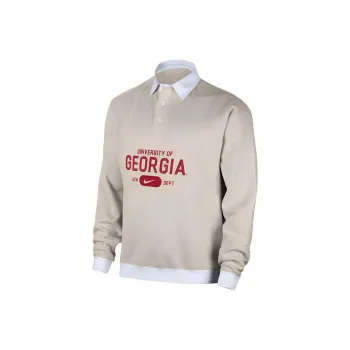 Nike Georgia Club Fleece Men's Nike College Long-Sleeve Polo