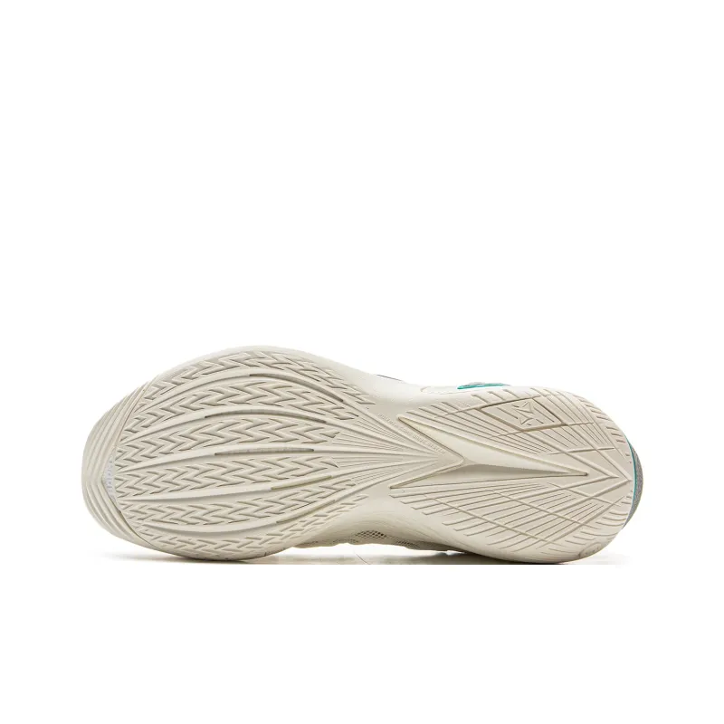 LiNing Buckets Cushioning, Slip Resistant, And Breathable Low Top Basketball Shoes Men's Ivory-6