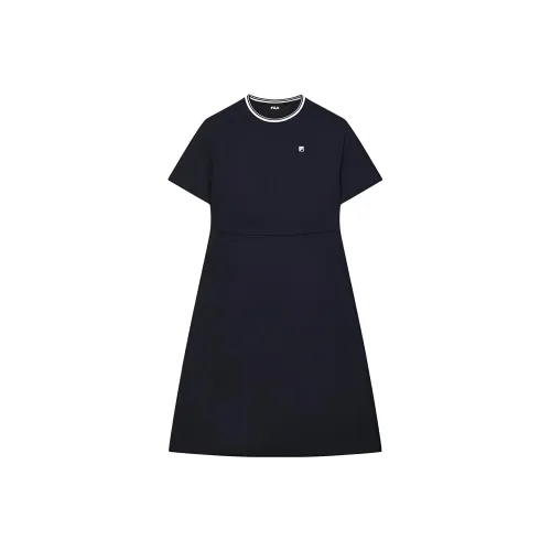 FILA Short Sleeved Dresses Women's Legend Blue