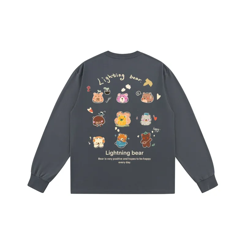 LIGHTNING BEAR T Shirts Unisex-14