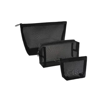 CUCX Gauze Cosmetics Storage Bag Set Of 3