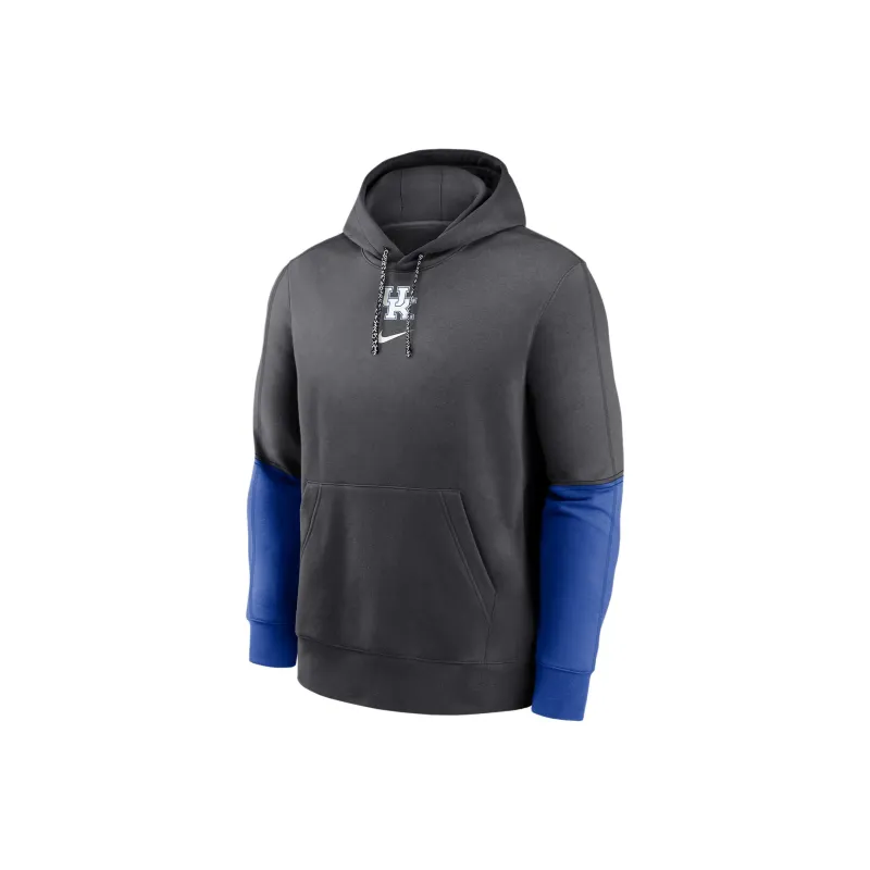 Nike Kentucky Wildcats Sideline Team Issue Club Men's Nike College Pullover Hoodie-0