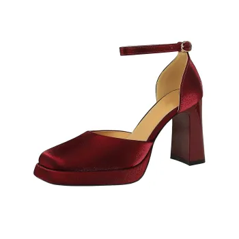 YAFEI XUANYU Chunky Heel High Heels Women's