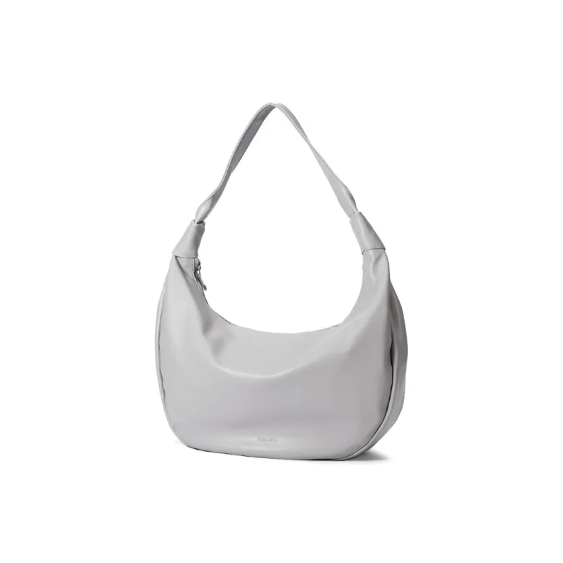 Dubaolu Synthetic Leather Shoulder Bag Large Size Women's Ecru/Gray/Black-7