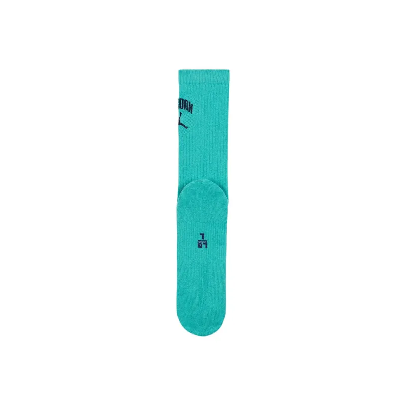 Jordan Everyday Mid Calf Socks Unisex 1 Pack Blue Green-1
