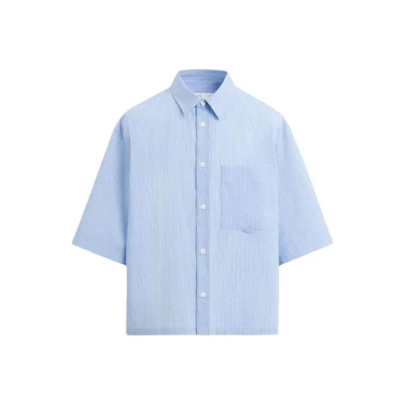 ZARA Shirts Men Sky Blue-0
