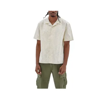 GUESS GUESS Originals Eyelet Shirt Shirt Men's Beige