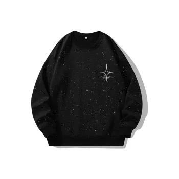 JCUI Sweatshirts Unisex Black