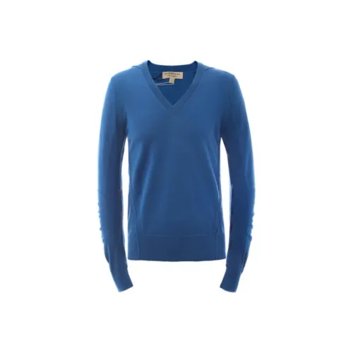 Burberry Sweaters Men Blue