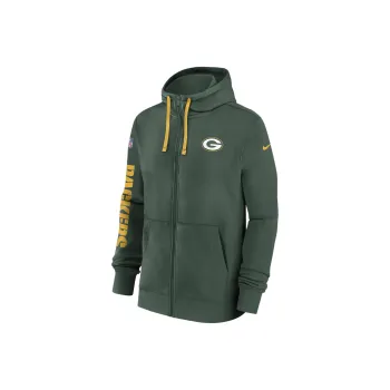 Nike Bay Packers Sideline Team Issue Club Men's Nike Full Zip Hoodie