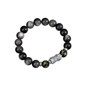 KING TAI FOOK Obsidian Bracelets Men's