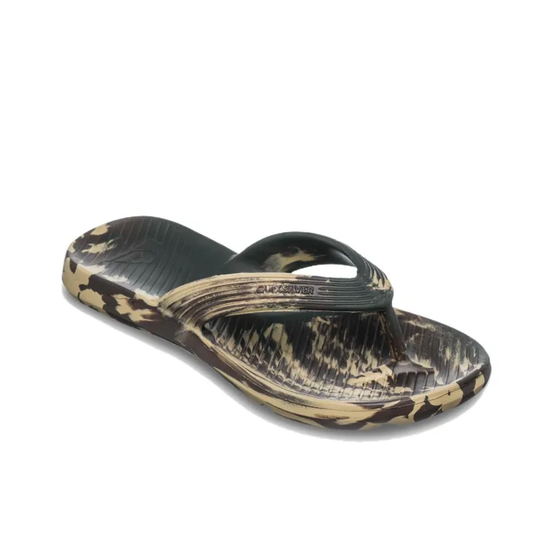 Quiksilver EVA Abrasion Resistant Flip Flops Men's Green-1
