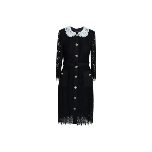 ROEYSHOUSE Long Sleeved Dress Women's Black