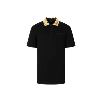 VERSACE Cotton Polo Shirt