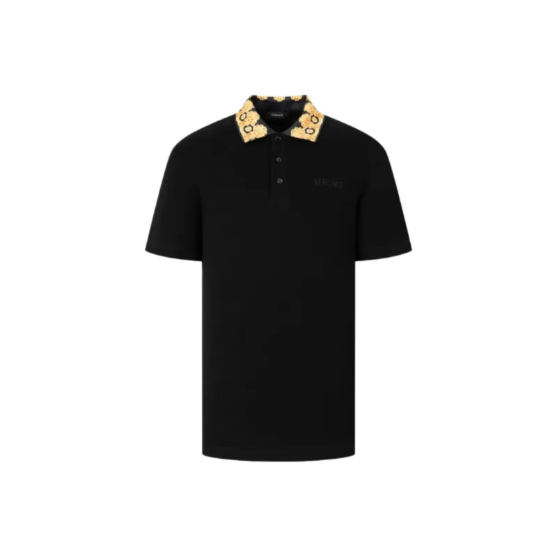 VERSACE Cotton Polo Shirt-0