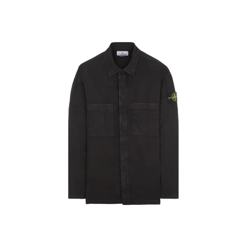 STONE ISLAND Shirts Men Black-0