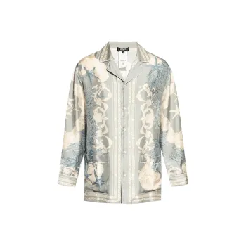 VERSACE Pattern-Printed Button-Up Shirt