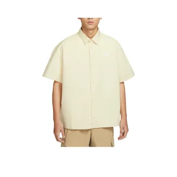 Nike Club SS25 Shirt Men's Light Khaki/white
