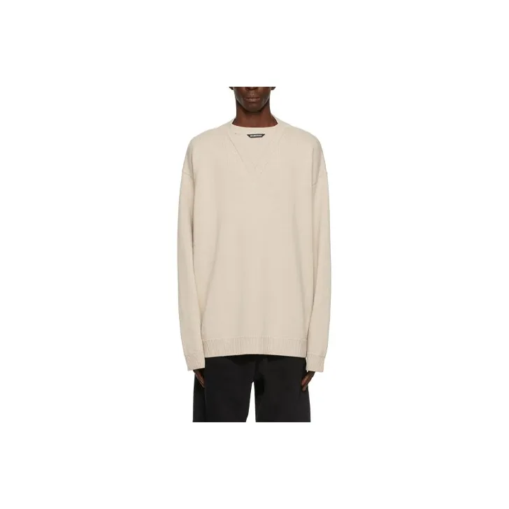 Balenciaga FW21 Sweater Men's Beige Yellow-0