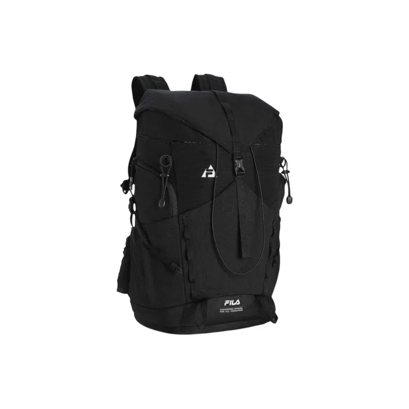 FILA FUSION Mountaineering Bag Outdoor Bag Fabric 23L Black Unisex-1
