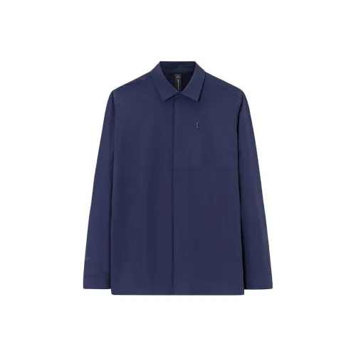 ANTA Champion All-Weather Series Shirts Men Rhythm Blue