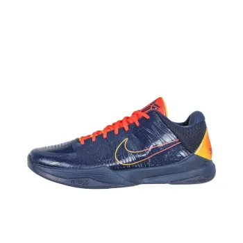 Caitlin Clark x Nike Kobe 5 Anti Slip Wear Resistant Low Top Basketball Shoes Unisex Blue