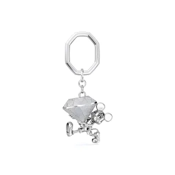 Swarovski Disney Crystal Keychains Women's Silver
