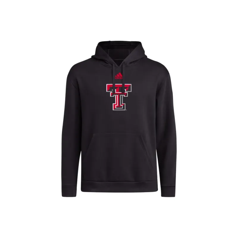 Adidas Free Shipping With AdiClub Texas Tech Fleece Hooded Sweatshirt-0