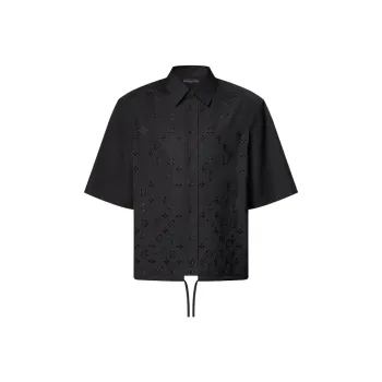 LOUIS VUITTON SS25 Men's Spring Capsule Collection Shirt Men's Black