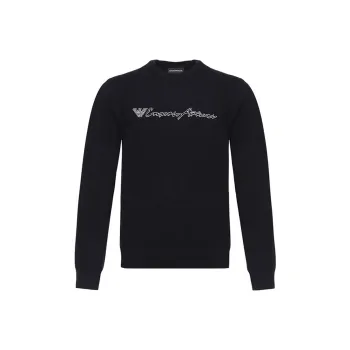 EMPORIO ARMANI Knitwear Men's Navy Blue