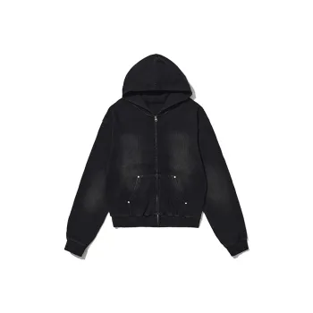 VULCAN STORE Hooded Zip Closure Sweatshirt Unisex
