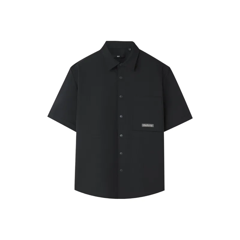 HLA Shirts Men Navy Blue 52-0