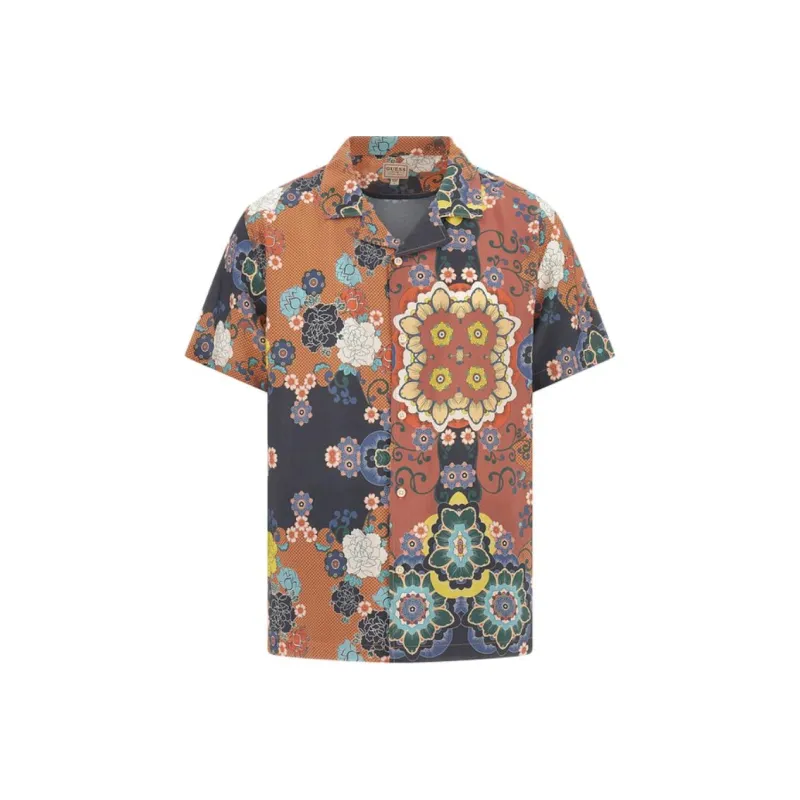 GUESS Shirts Men P32Z Multicolor-0
