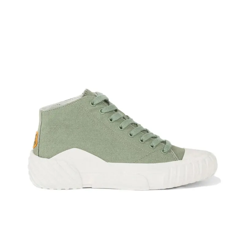 KENZO Tiger Breathable And Lightweight High Top Canvas Shoes Women's Green-1