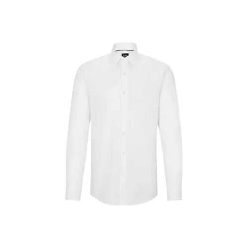 HUGO BOSS Abstract print Cotton Shirt